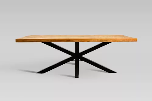 By Kohler  Dining Table Baywood 220x100x76cm  Cross Leg (202422)