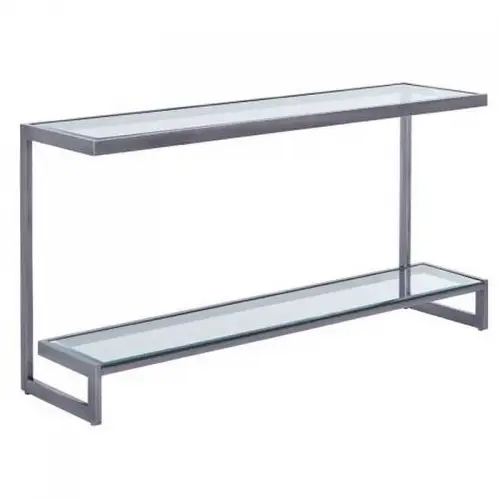 By Kohler  Console Table Norton 150x40x76cm with Clear Glass (115470)