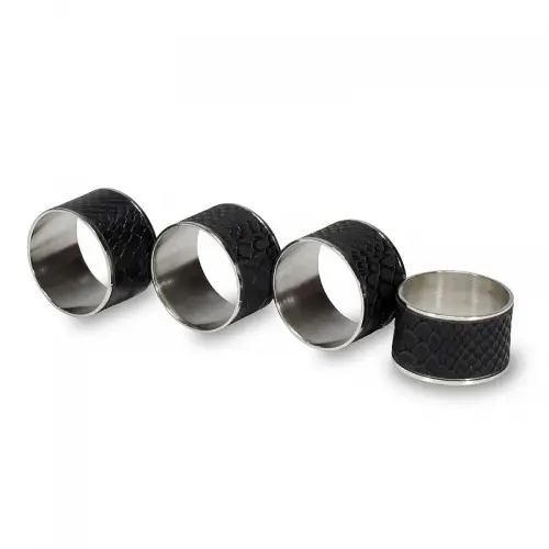 By Kohler  Napkin Ring 3x3x4.5cm (set of 4) (112672)