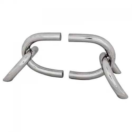 By Kohler  Bookend 13x16x20cm chain shaped silver (104941)