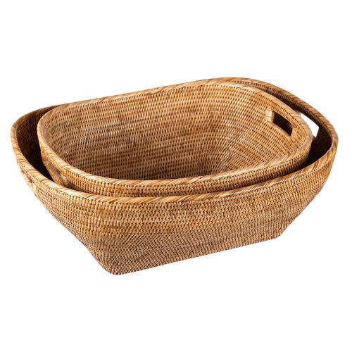 By Kohler  Nested Village baskets Set Kathmandu 65x50x25cm & 50x45x25cm (115168)