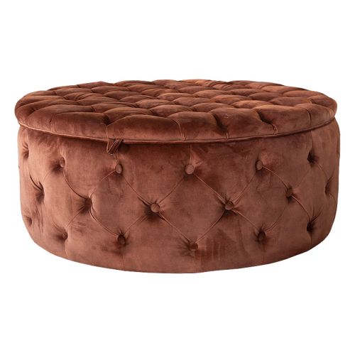 By Kohler  Round Hocker 100 cm with  storage (200187)