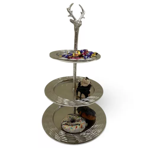 By Kohler  Reindeer Cake Stand 30.5x30.5x51cm (201891)